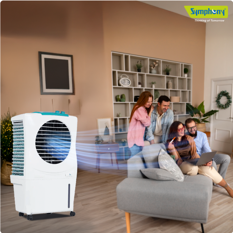 Ice Cube 27 Personal Room Air Cooler with Powerful Fan