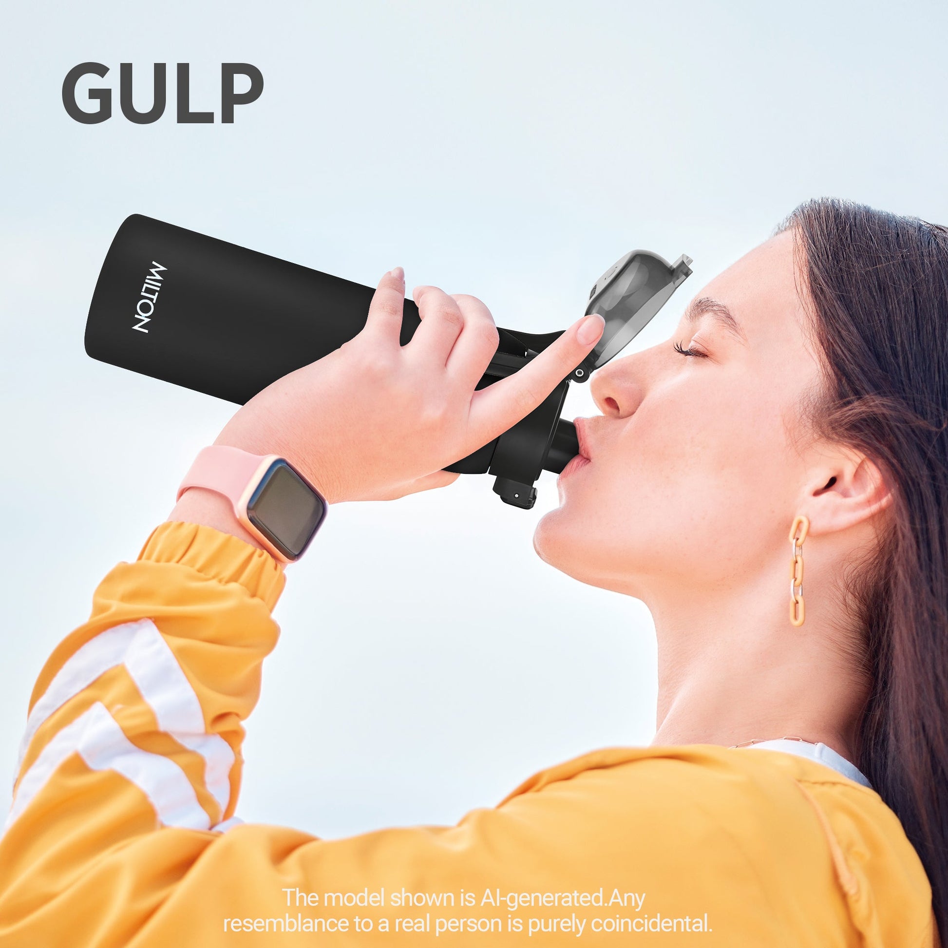 Personalized Dual Flow Thermosteel Water Bottle (Milton)