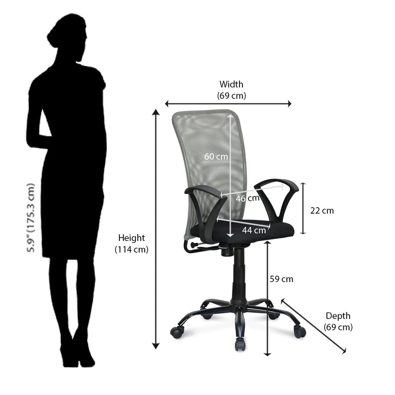 Nilkamal Hanoi Mid Back Office Chair