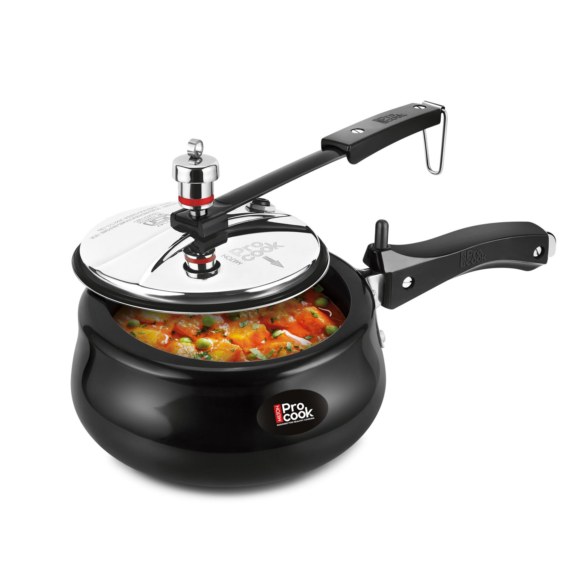 Hard Anodized Royal Curve Inner Lid Pressure Cooker (Milton Procook)