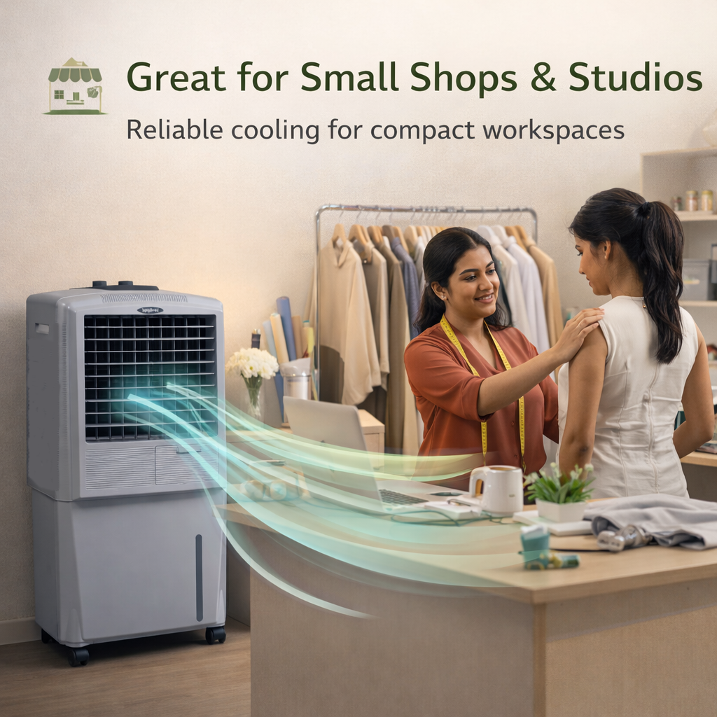 HiFlo 27 | Household Indoor Air Cooler | Inverter-compatible