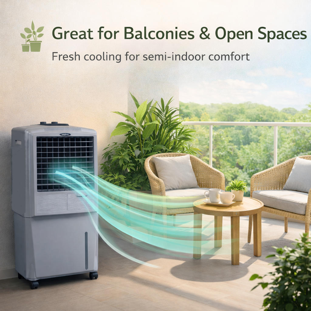 HiFlo 27 | Household Indoor Air Cooler | Inverter-compatible