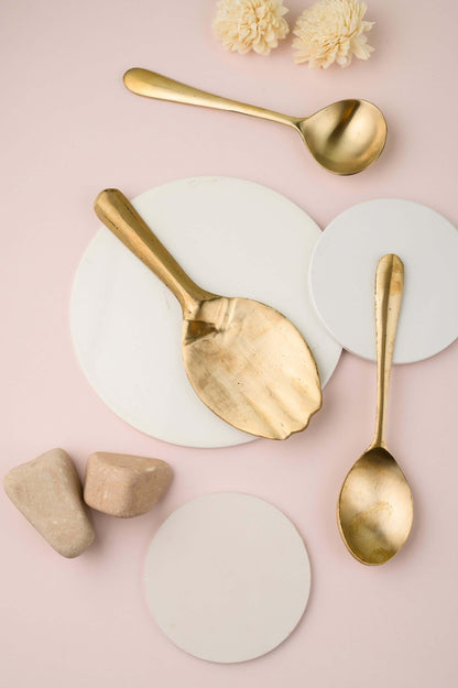 Kansa Serving Spoon Set - 3 Pc
