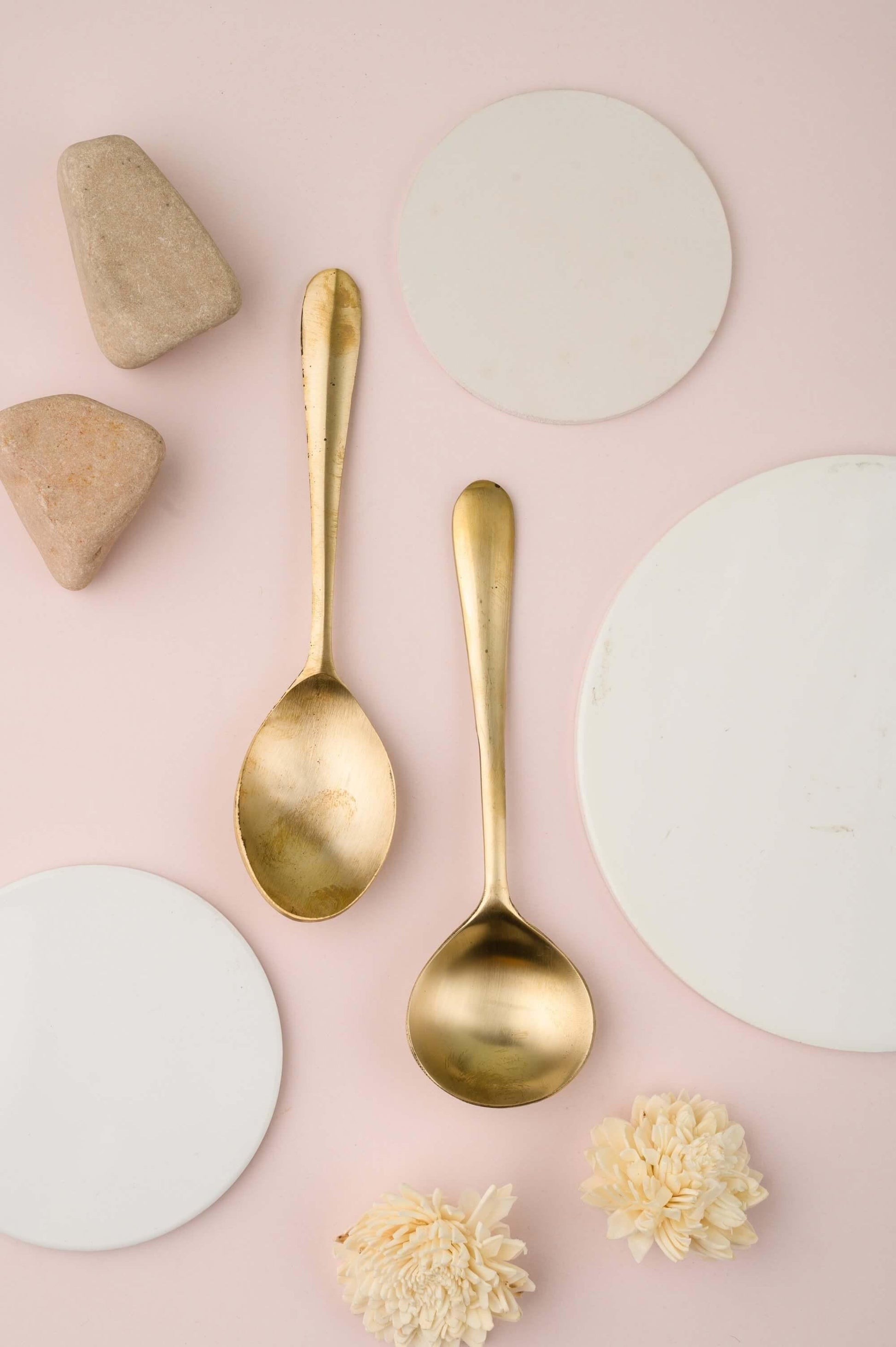 Kansa Serving Tablespoon Set - 2 Pc