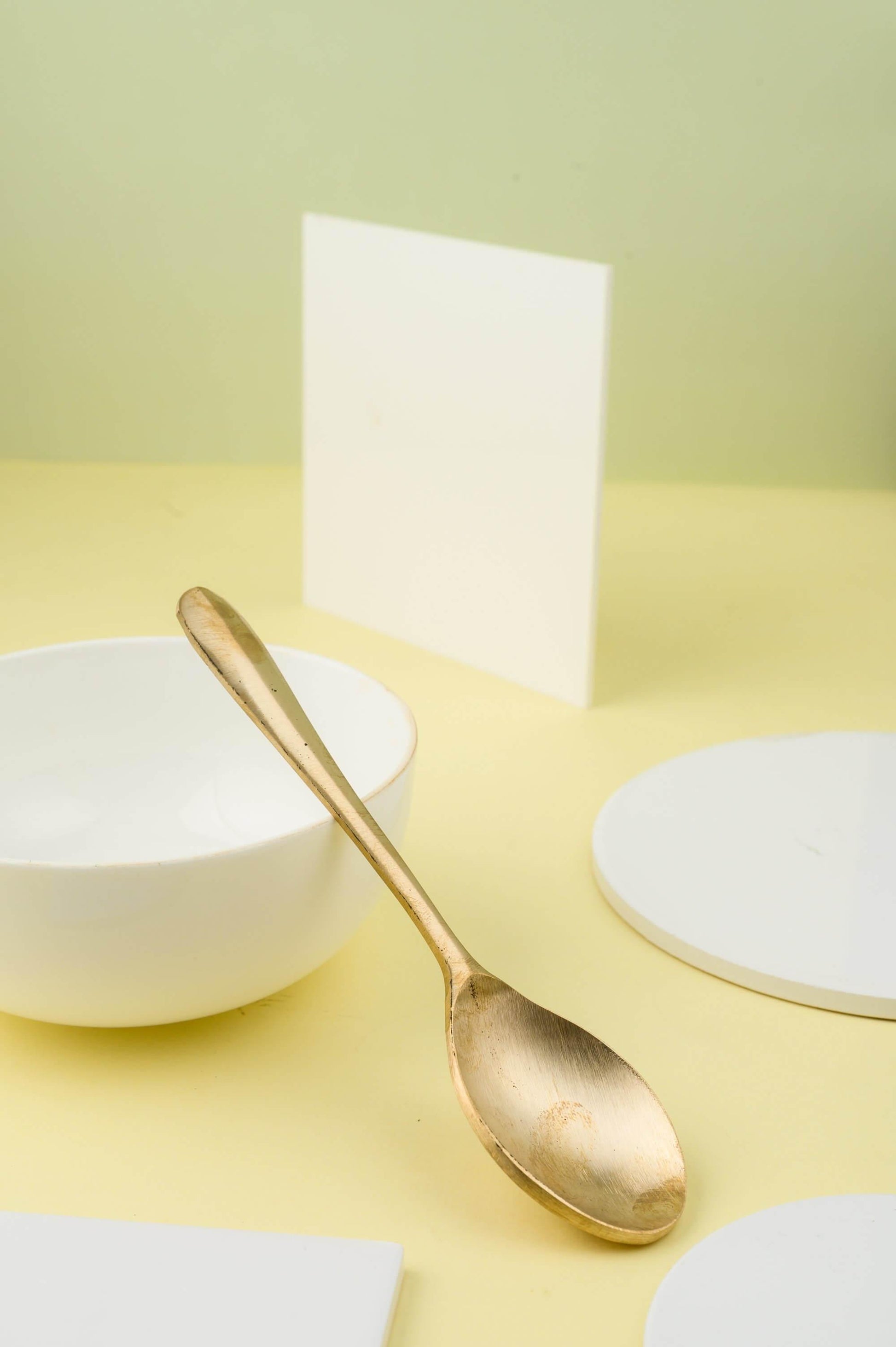 Kansa Oval Table Spoon For Serving