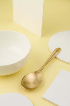 Kansa Oval Table Spoon For Serving