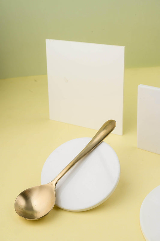 Kansa Round Service Spoon