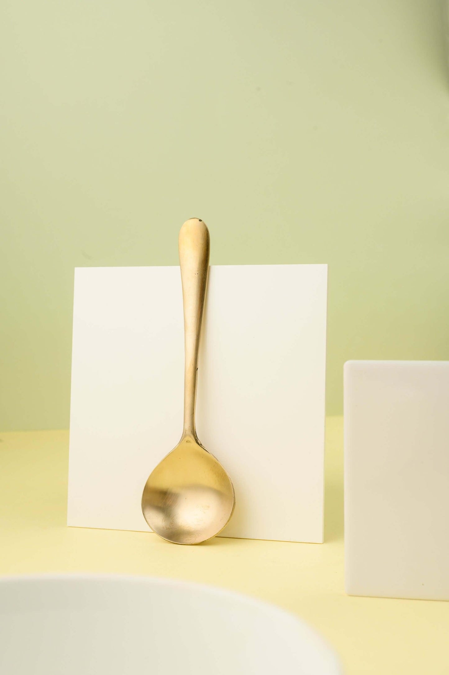 Kansa Round Service Spoon