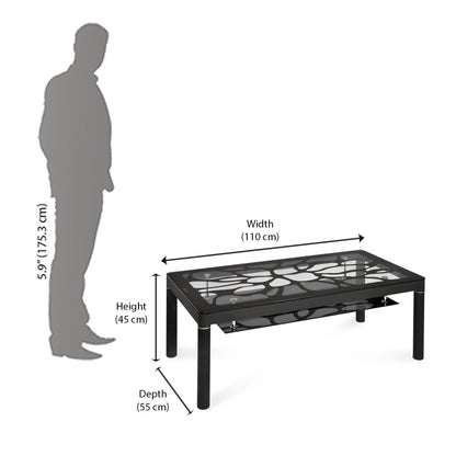 Nilkamal Hydra Center Table (Black)