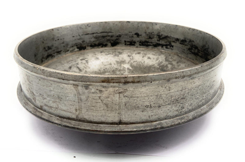Bhunes Brass Antqiue Urli Ethnic Traditional Bowl,Silver, 4 Inch, 1 Piece
