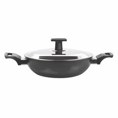 Hard Anodized Kadhai With Stainless Steel Lid (Milton Procook)