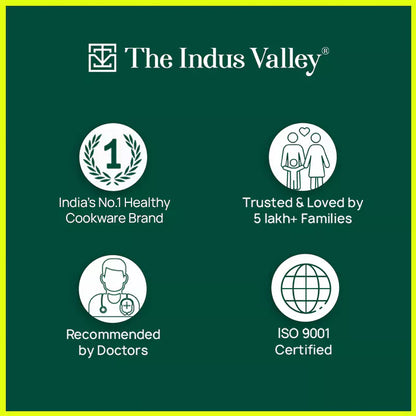 TurboCuk Tri-ply Stainless Steel Fry Pan+ Glass Lid, Premium Quality, 3 Layer Thick Body, 100% Toxin-free, Non-stick, Induction & Gas, 1.5/1.7/1.9L