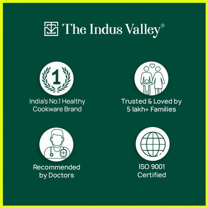 Super Smooth Cast Iron Kadai,Pre-seasoned, Nonstick, 100% Pure, Toxin-free, Free ₹110 Spatula, 25.4cm, 2.5L, 2.4kg