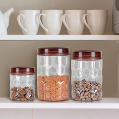 Hexa Pet Jars (Milton)