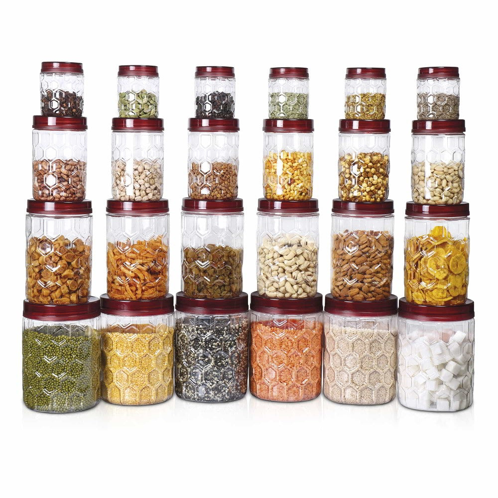 Hexa Pet Jars (Milton)