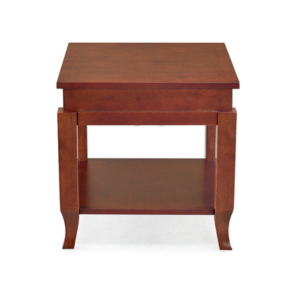 Nilkamal Alma End Table (Mahogany)