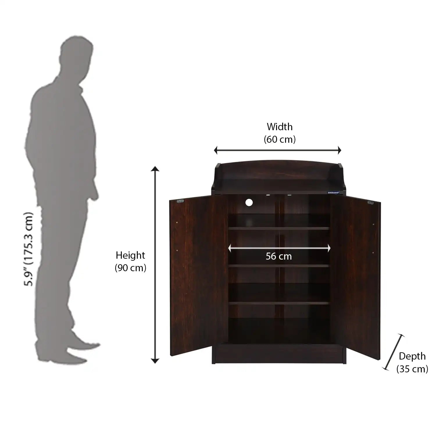 Nilkamal Alpine Shoe Cabinet / Rack