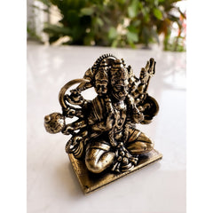 Pure Brass Miniature Panch Mukhi Hanuman Ji