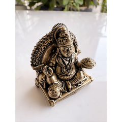Pure Brass Miniature Kuber Ji Murti For Home Decor and Vastu