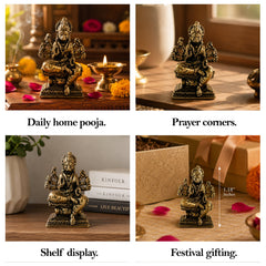 Pure Brass Miniature Goddess Varahi Amman Ji Idol - 3.00 cm