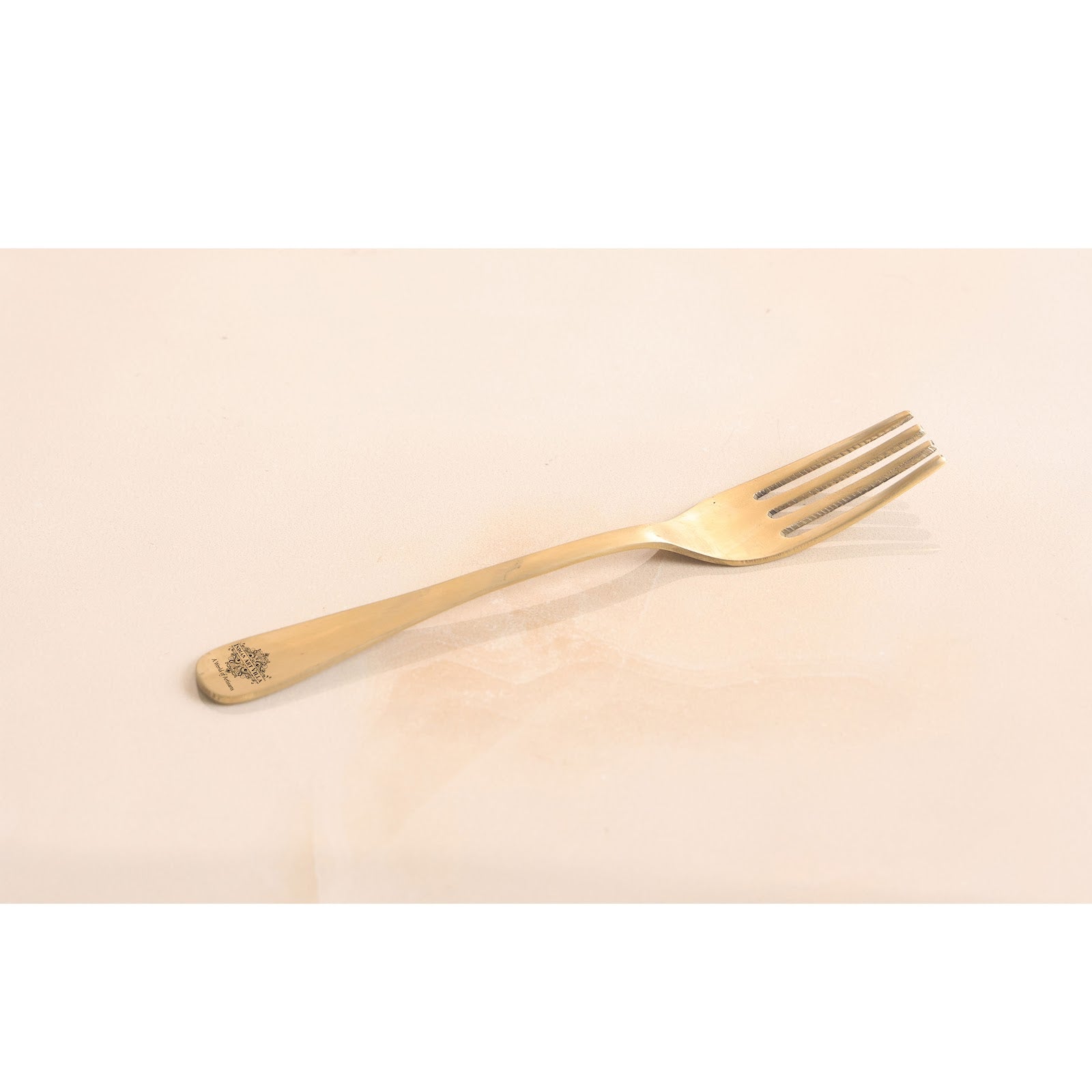 Handcrafted Pure Brass Dinner Set with Matt Finish Design, Dinnerware, Tableware, 7 Pieces Set