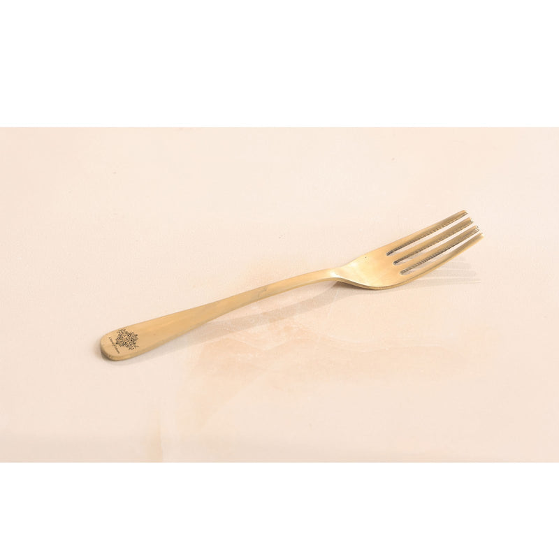 Handcrafted Pure Brass Dinner Set with Matt Finish Design, Dinnerware, Tableware, 7 Pieces Set