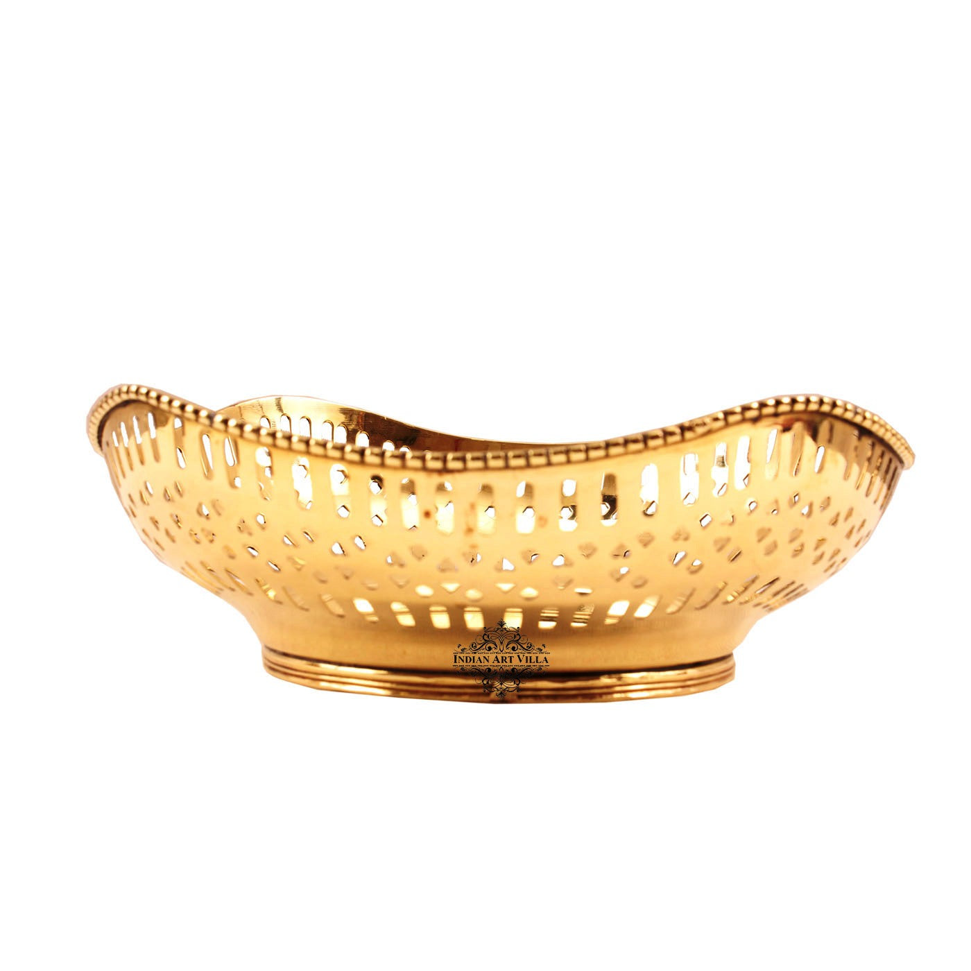 Pure Brass Designer Big Fruit Bowl | Restaurant Hotel Home Ware