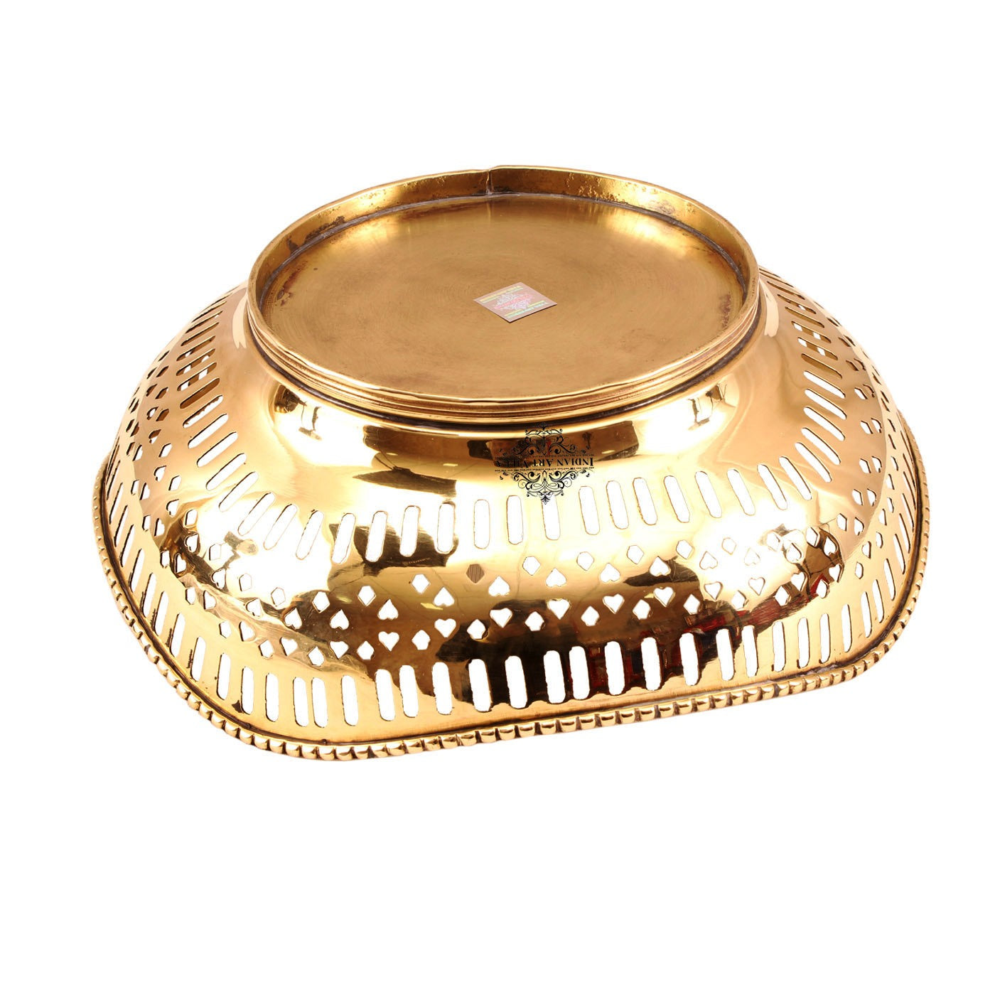 Pure Brass Designer Big Fruit Bowl | Restaurant Hotel Home Ware