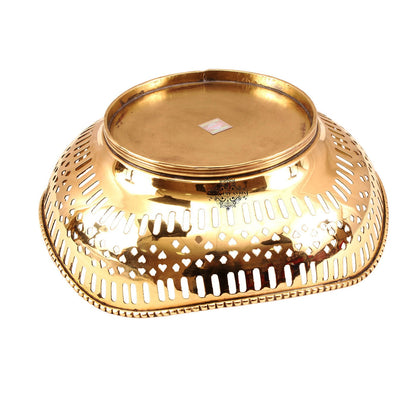 Pure Brass Designer Big Fruit Bowl | Restaurant Hotel Home Ware