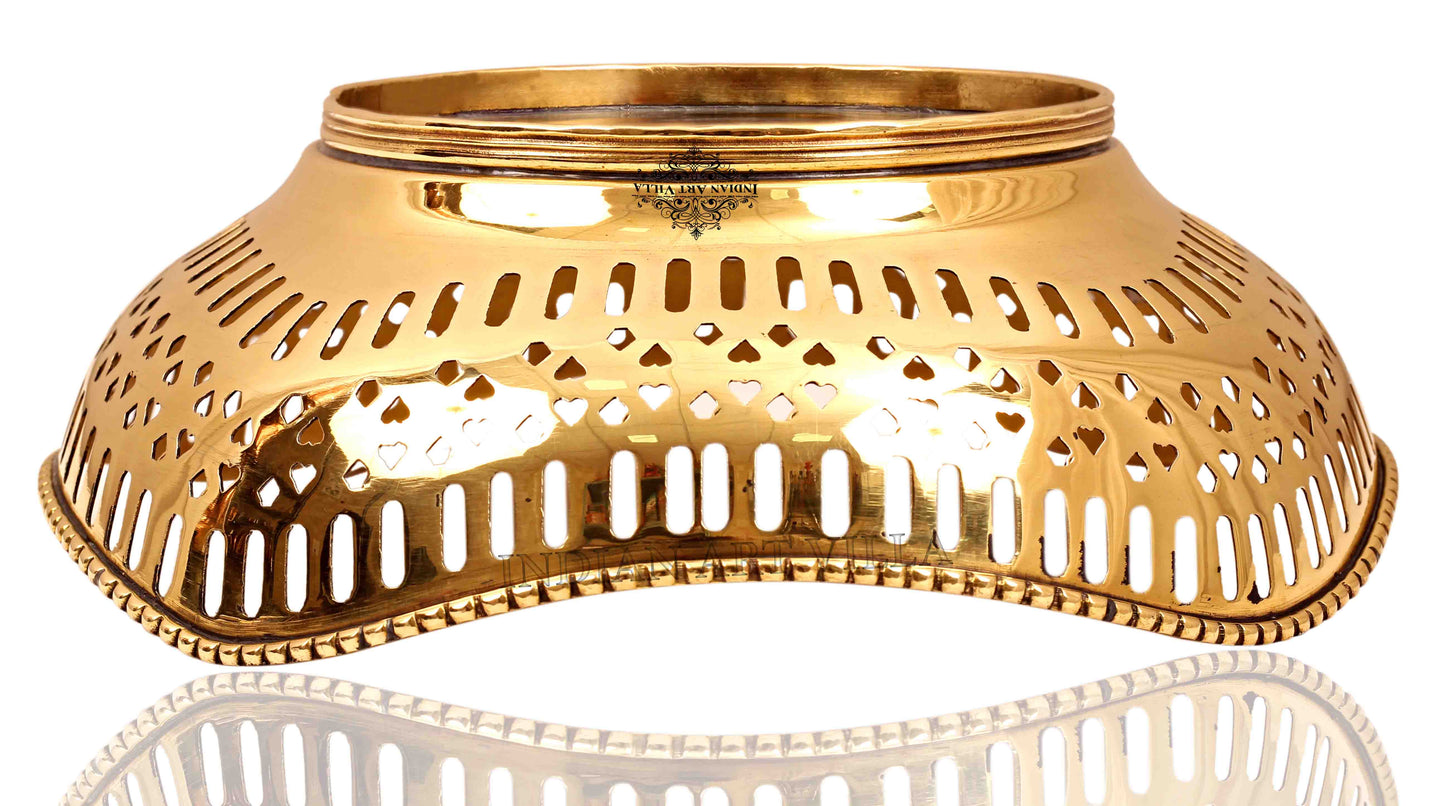 Pure Brass Designer Big Fruit Bowl | Restaurant Hotel Home Ware