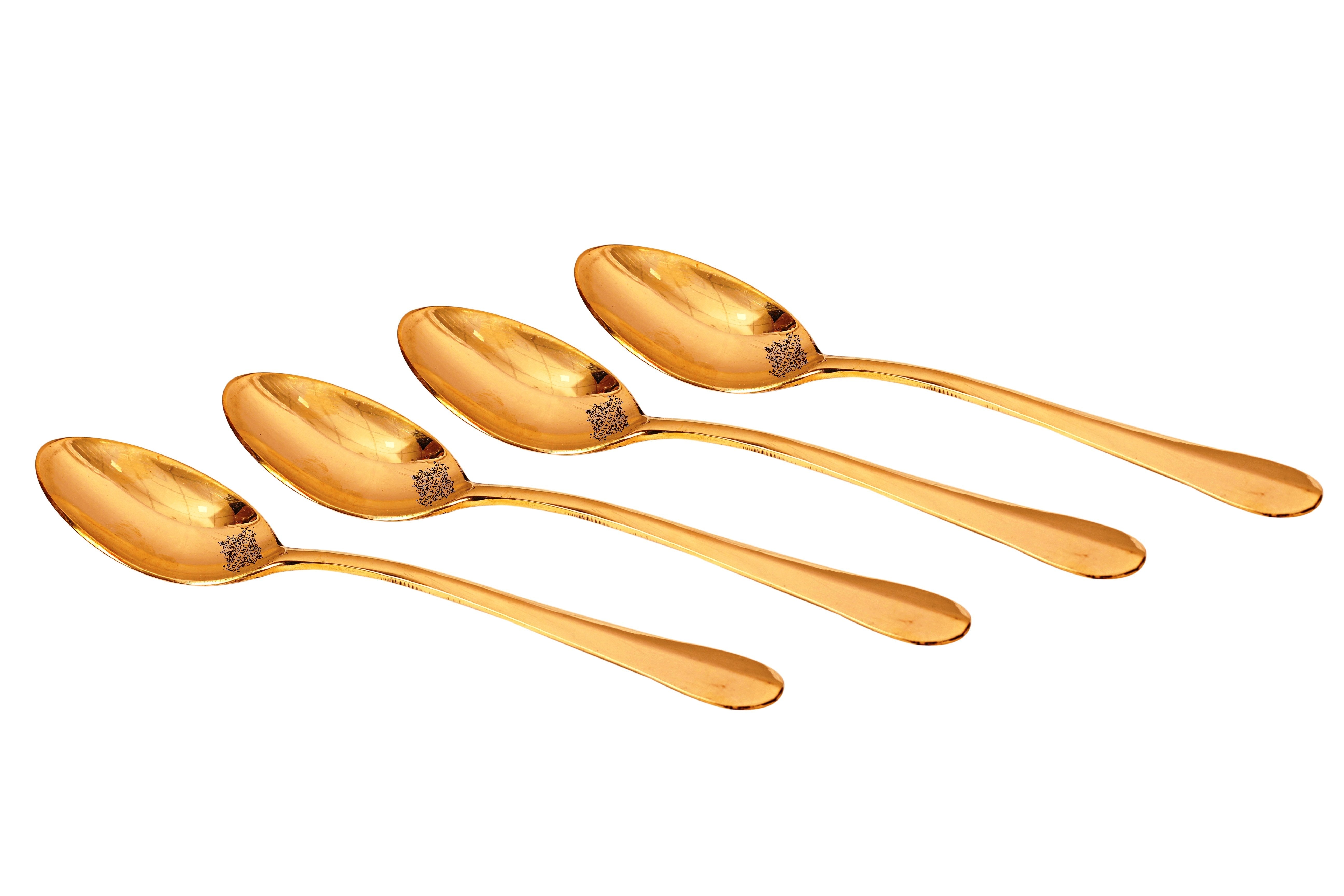 Brass Handmade Spoon, Tableware, Flatware, Serveware, 17.78 cm