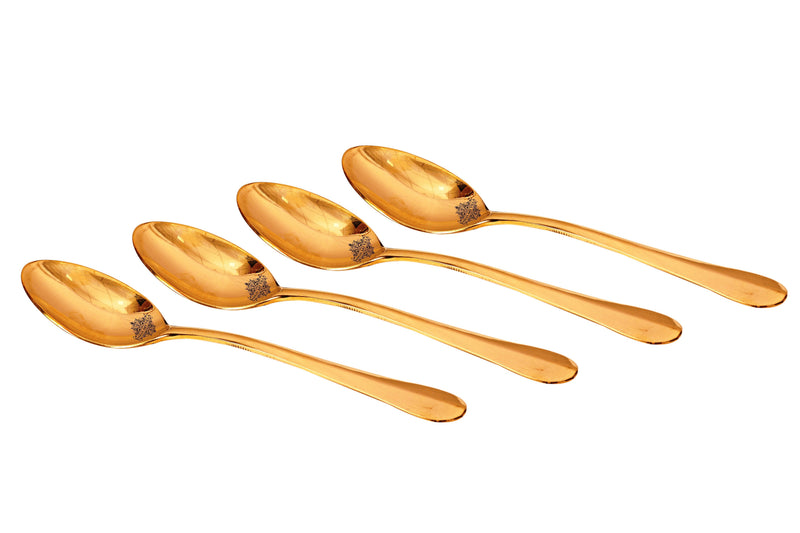 Brass Handmade Spoon, Tableware, Flatware, Serveware, 17.78 cm