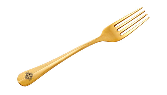 Brass Handmade Designer Fork, Flatware, Tableware, 7inches