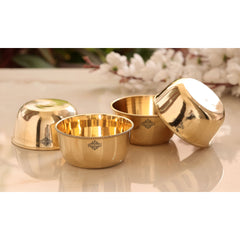 Brass Handmade Designer Bowl with Beaded Design, Dinnerware, Tableware