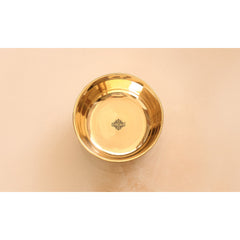 Brass Handmade Designer Bowl with Beaded Design, Dinnerware, Tableware