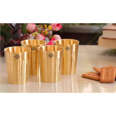 Pure Brass Lining Design Glass  160ml