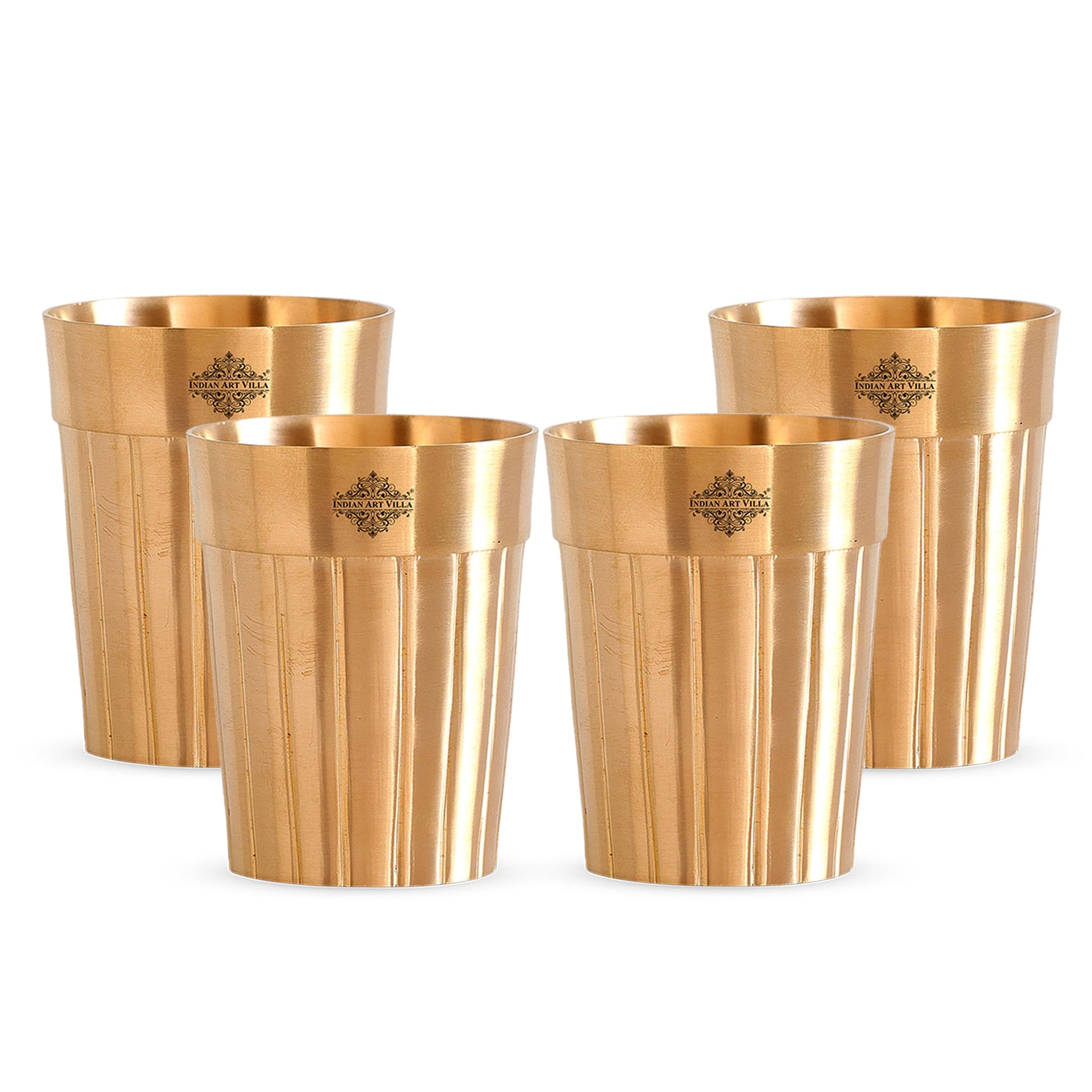 Pure Brass Lining Design Glass  160ml