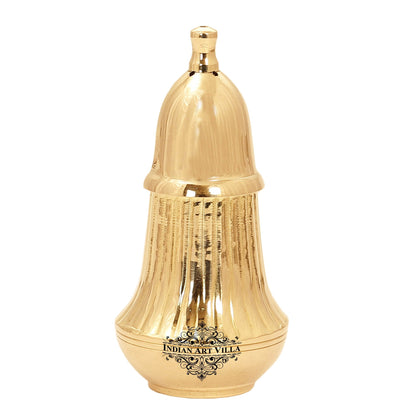 Brass Pepper & Salt Shaker Lining Design Storage For Pepper Powder Tableware Home Hotel Restaurant