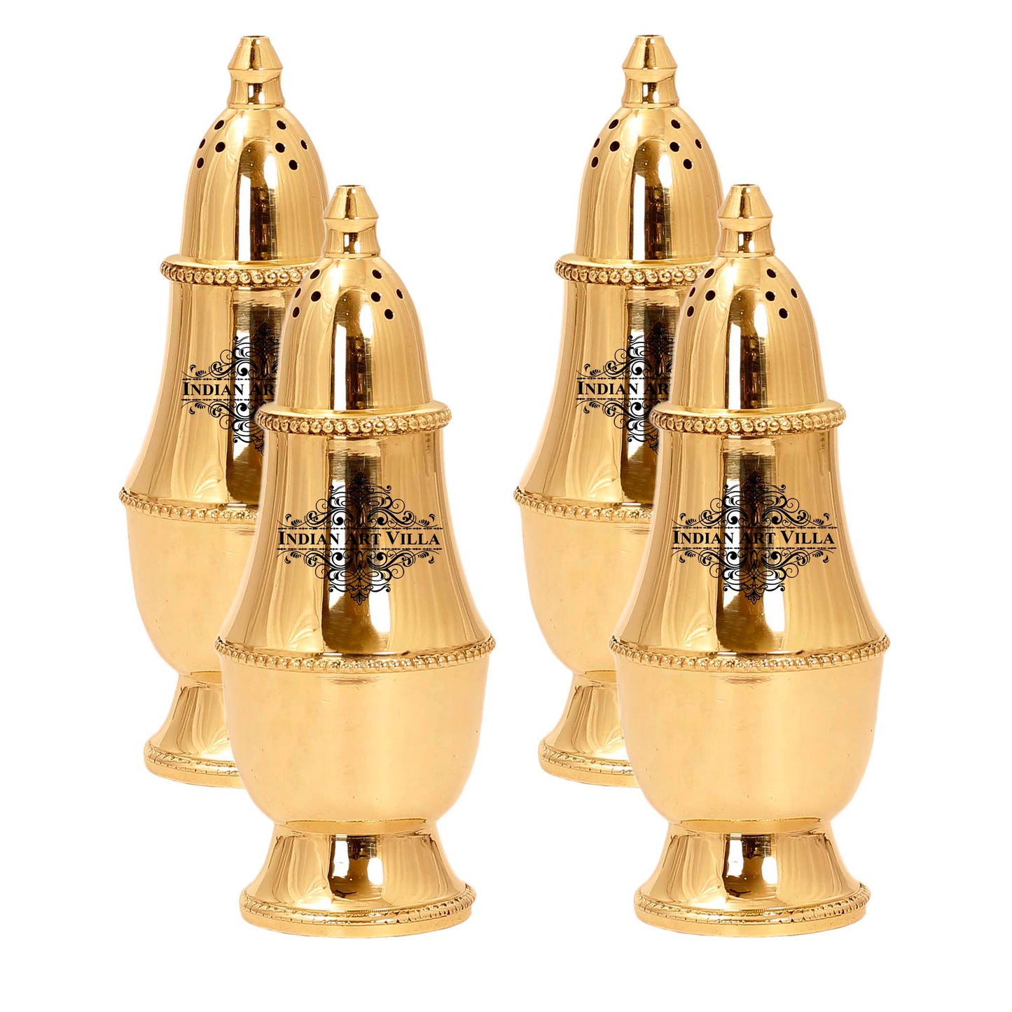 Brass Pepper & Salt Shaker, Storage For Pepper Powder, Tableware Home  Hotel,Volume - 60 ML