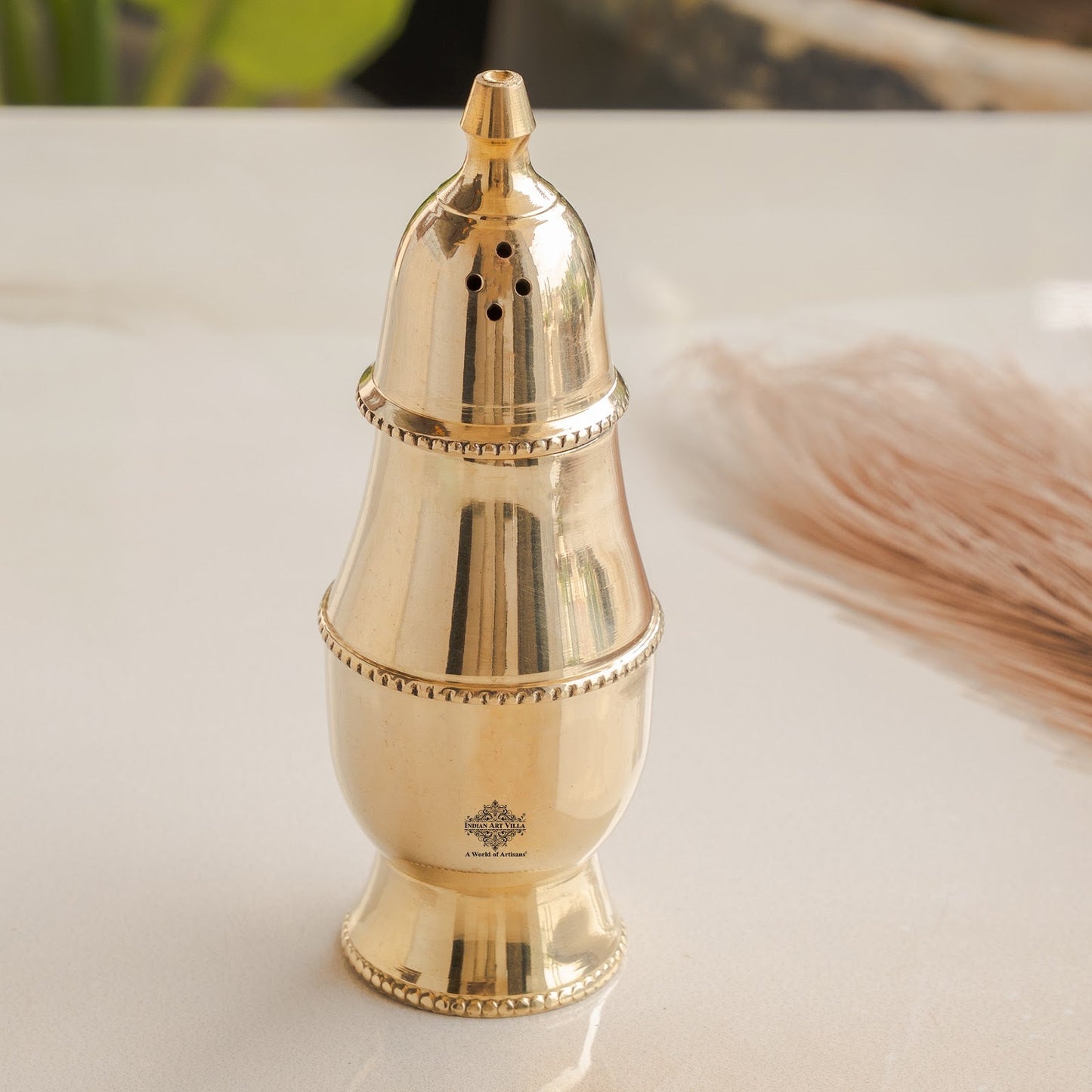 Brass Pepper & Salt Shaker, Storage For Pepper Powder, Tableware Home  Hotel,Volume - 60 ML