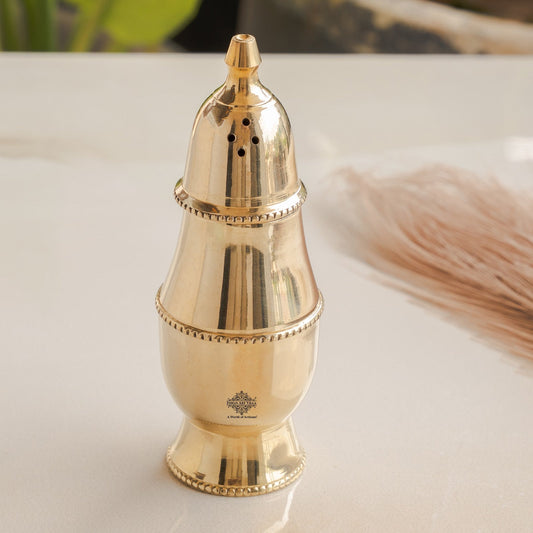 Brass Pepper & Salt Shaker, Storage For Pepper Powder, Tableware Home  Hotel,Volume - 60 ML