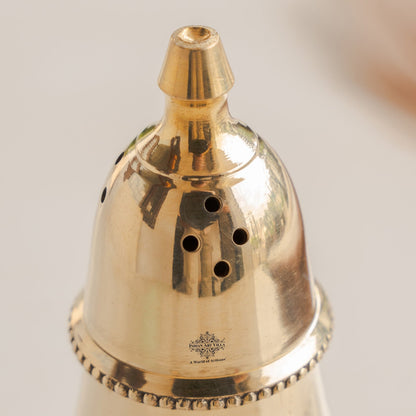 Brass Pepper & Salt Shaker, Storage For Pepper Powder, Tableware Home  Hotel,Volume - 60 ML