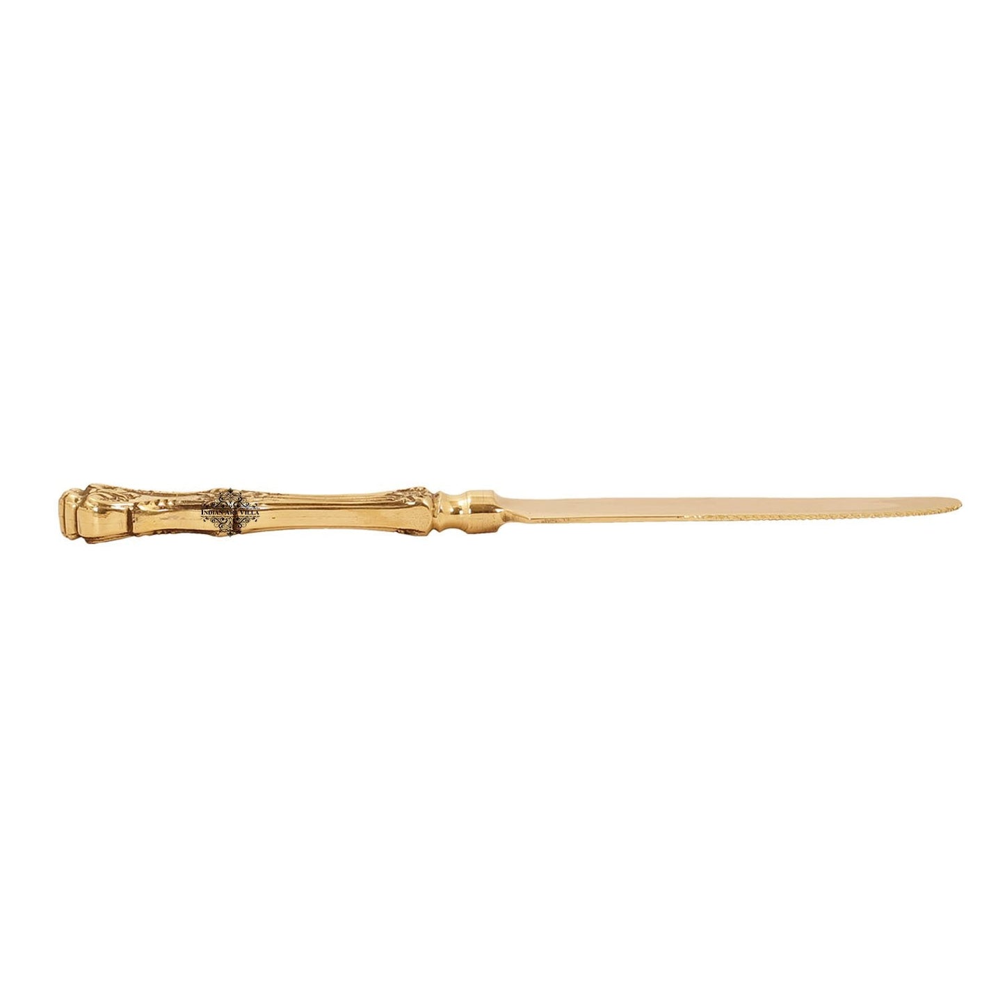 Brass Designer Butter Knife | Used to serve out pats of butter from a central butter dish to individual diners' plates