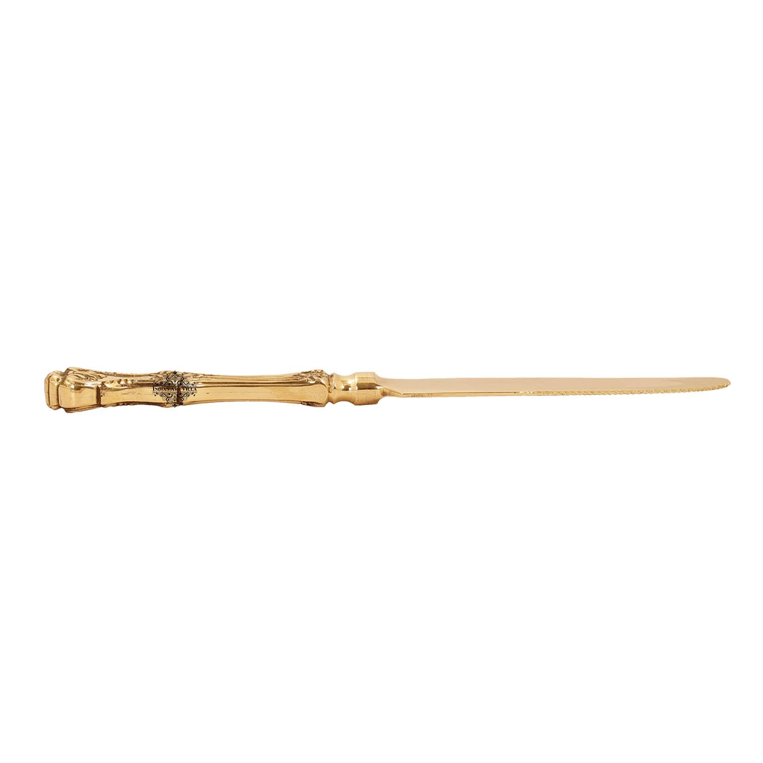 Brass Designer Butter Knife | Used to serve out pats of butter from a central butter dish to individual diners' plates