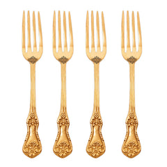 Brass Designer Fork, Tableware Home Hotel , Length:- 17.27 cm