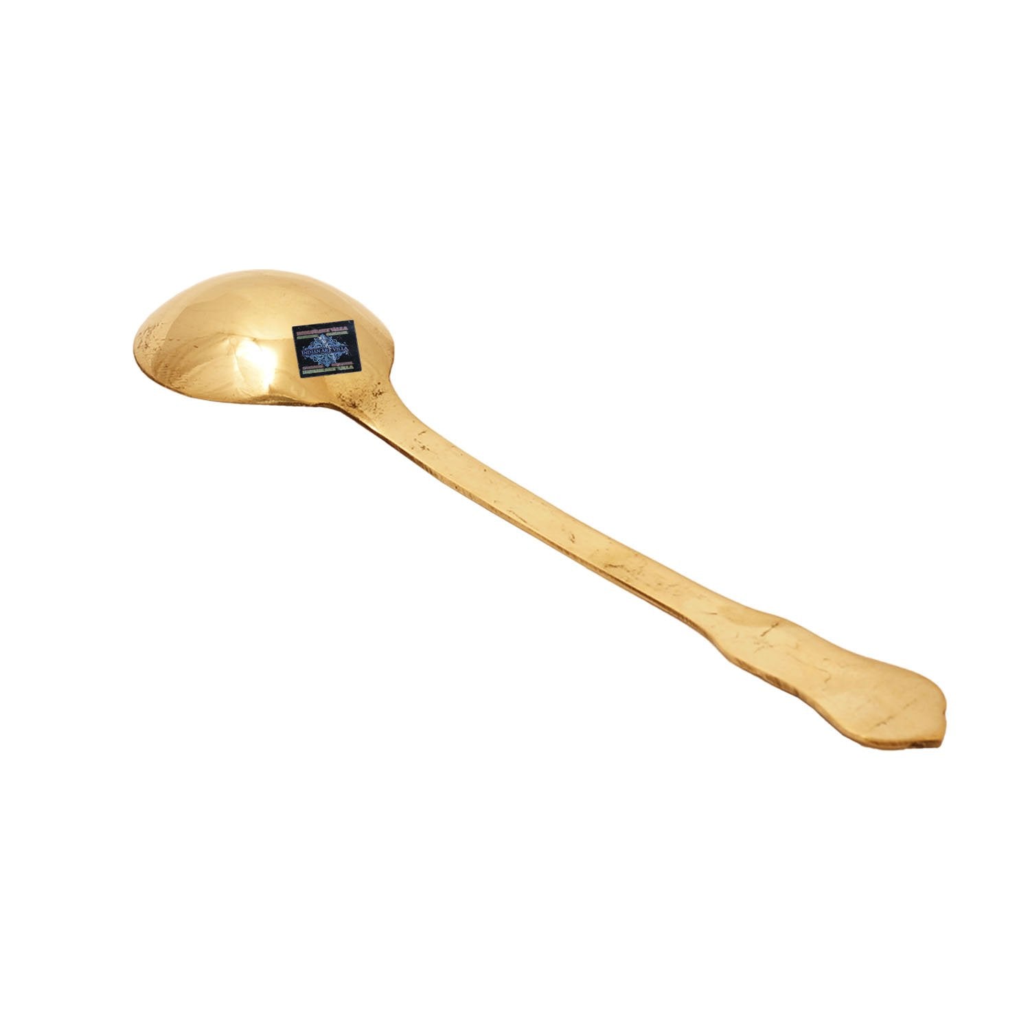 Brass Designer Serving Spoon, Tableware & Serveware Home Hotel , Length:- 17.27 cm