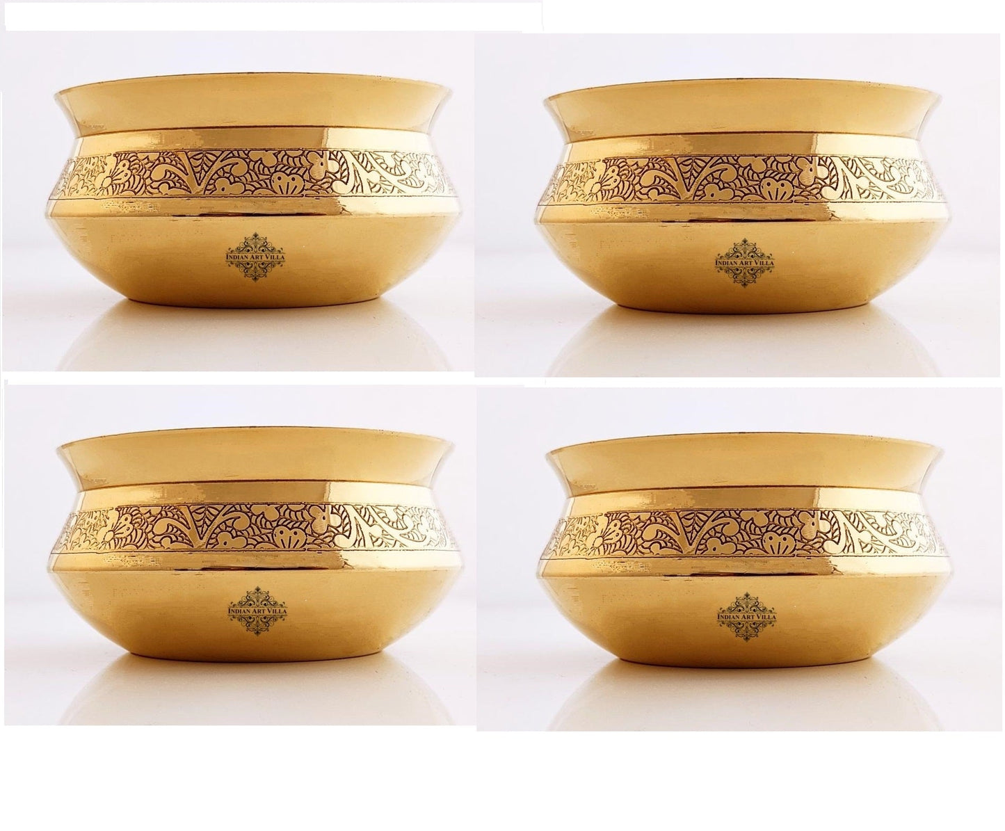 Brass Embossed Designer Handi | Dinnerware | Tableware | Serveware