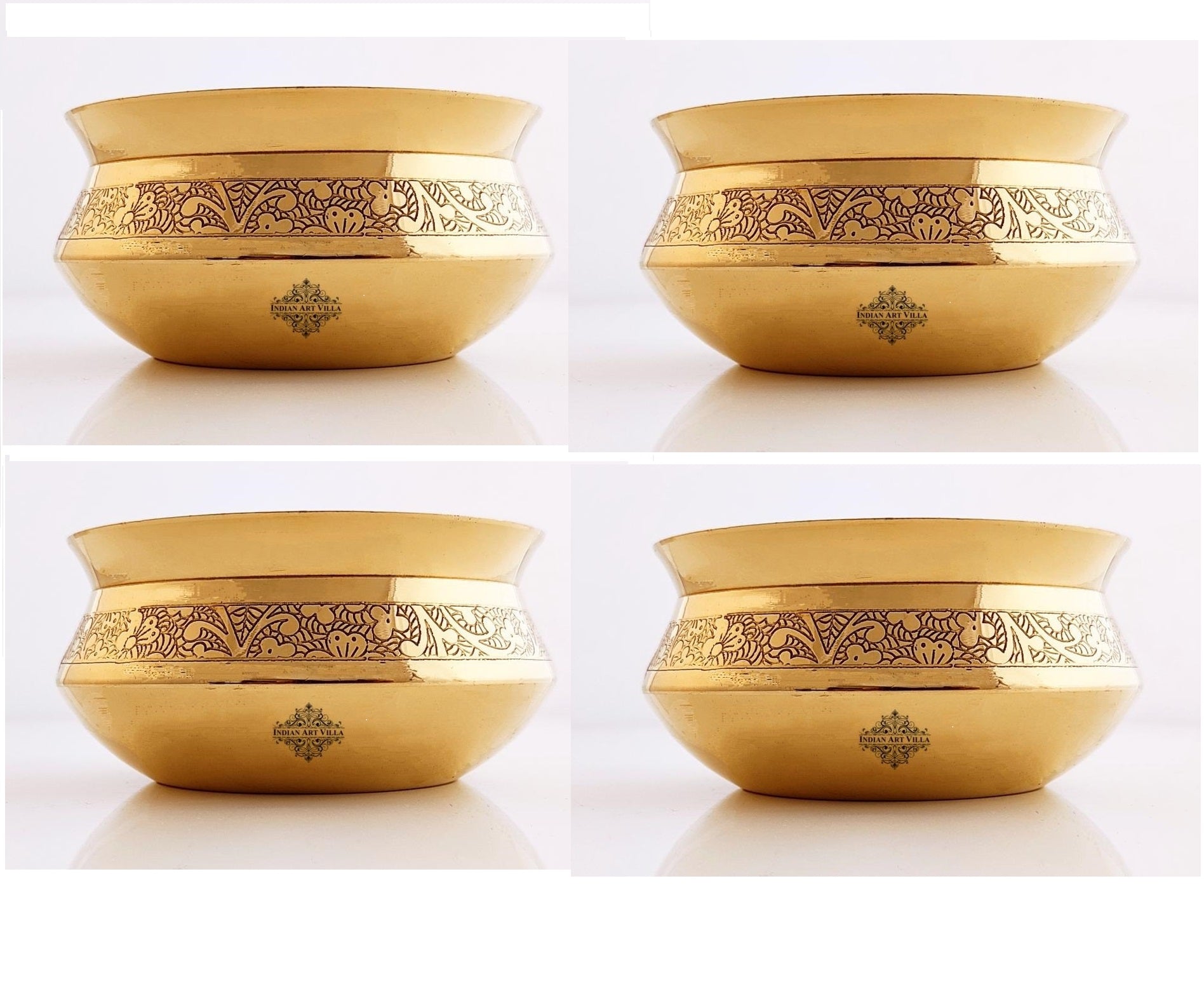 Brass Embossed Designer Handi | Dinnerware | Tableware | Serveware