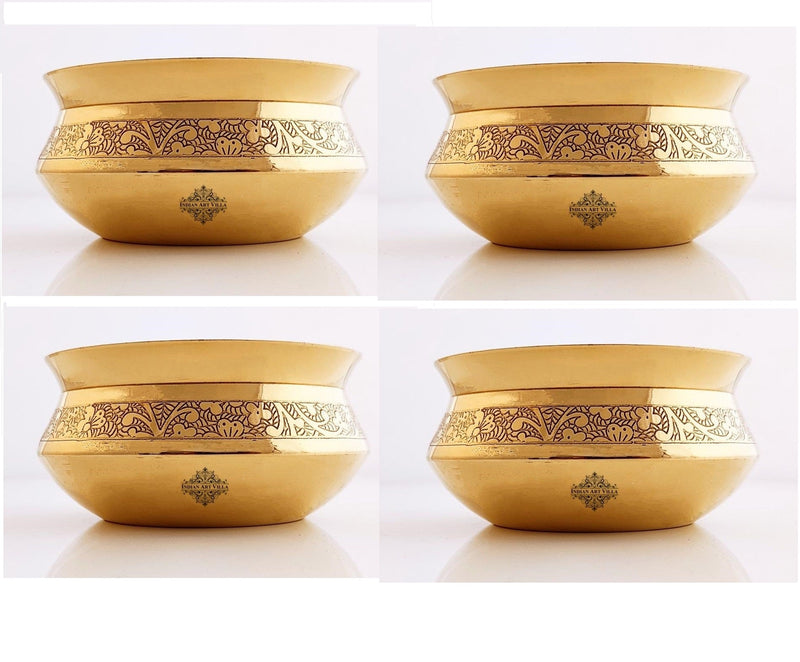 Brass Embossed Designer Handi | Dinnerware | Tableware | Serveware