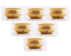 Brass Embossed Designer Handi | Dinnerware | Tableware | Serveware